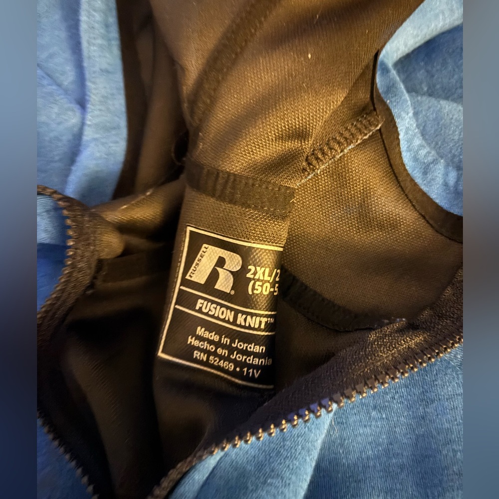 Russell jacket/hoody 2xl